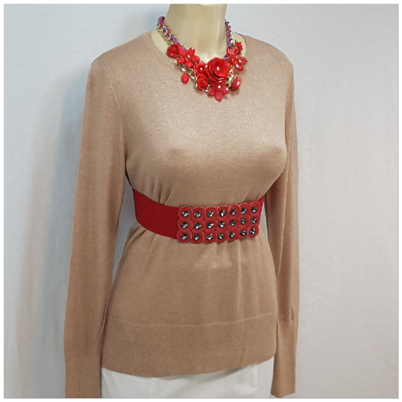 H&M, Goldtone Sweater, size Large - Picture 5 of 8